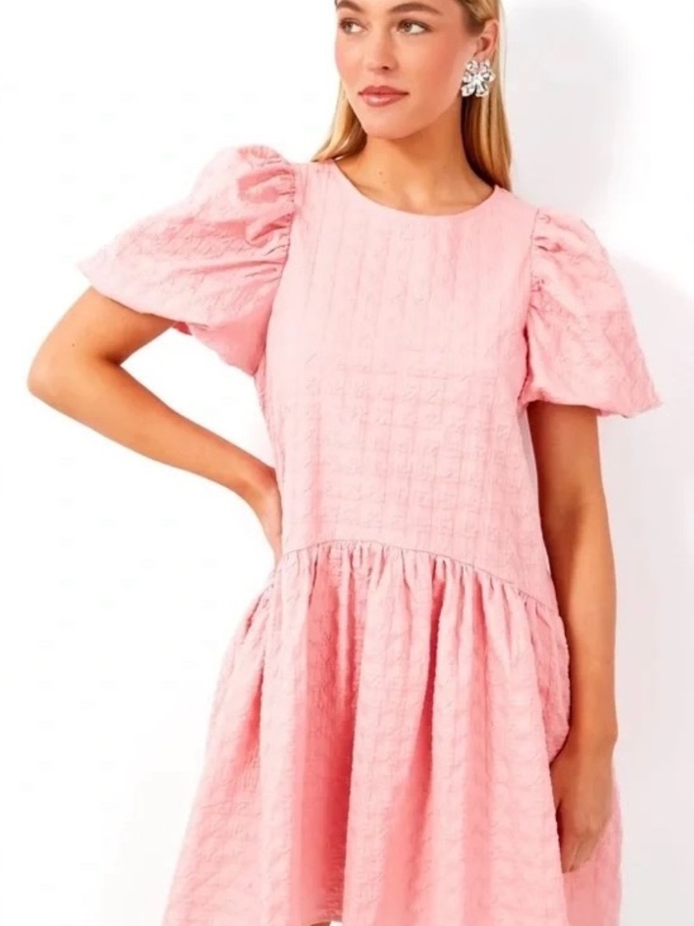 NWT English Factory Pink Penelope Mini Dress Tuckernuck Romantic